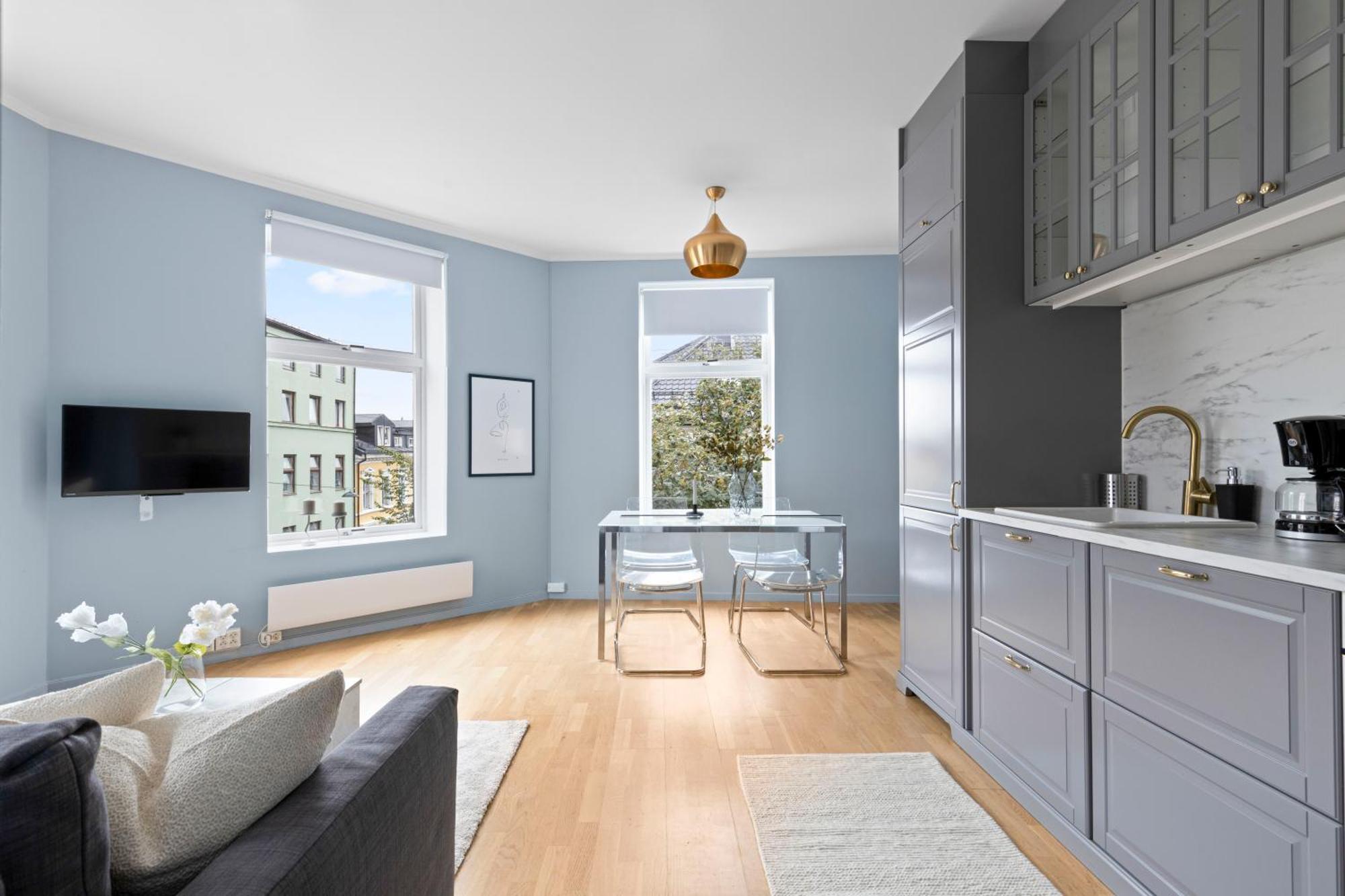 Modern And Bright Apartment In Central Oslo Exteriör bild