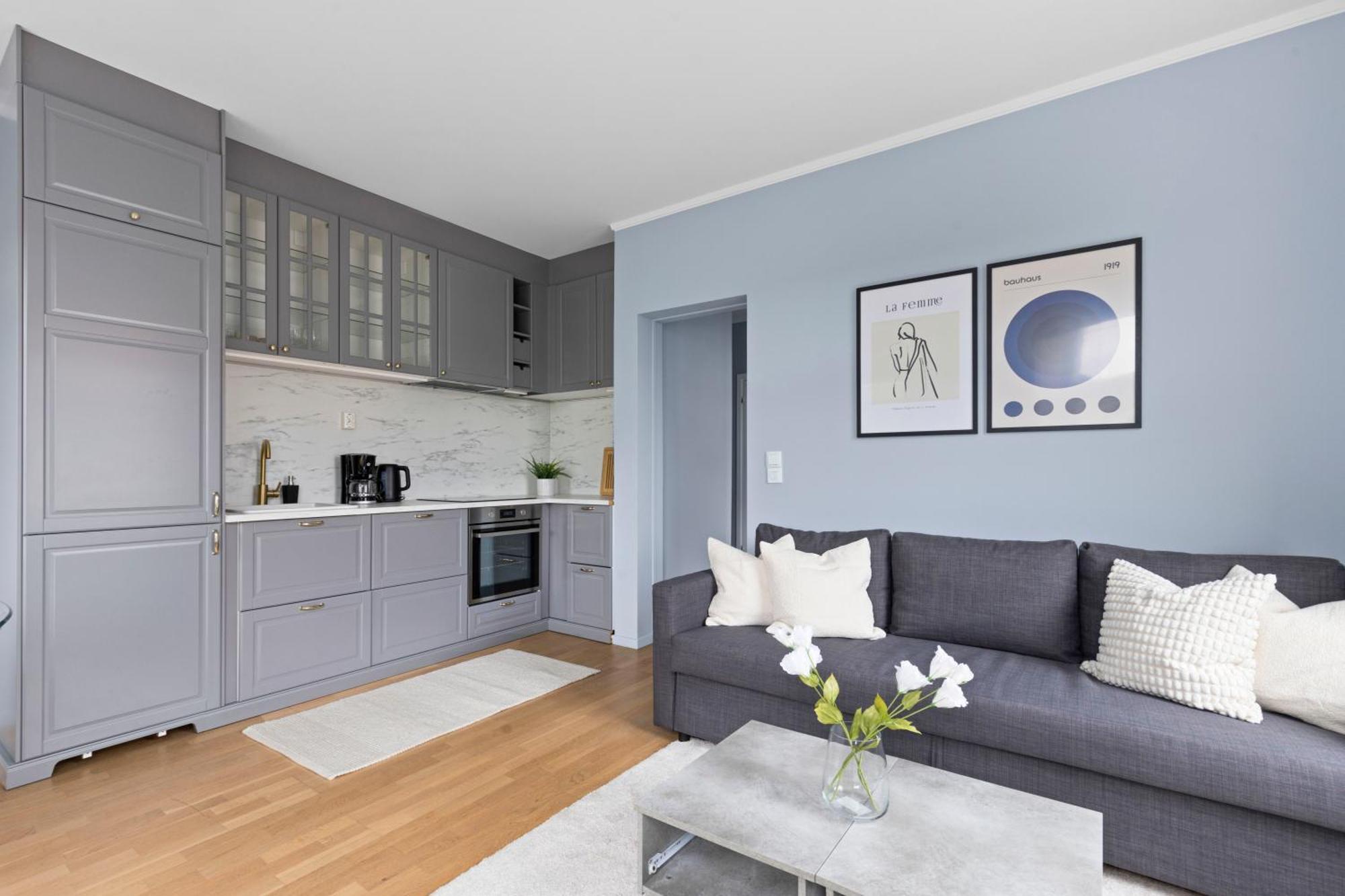 Modern And Bright Apartment In Central Oslo Exteriör bild